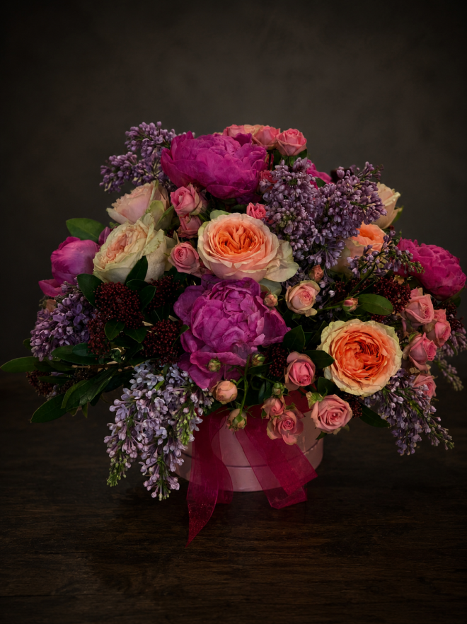 By boxes with flowers Victoire in Marbella