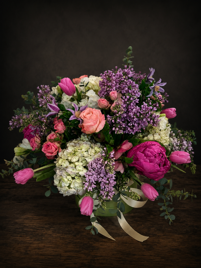 By boxes with flowers Florence in Marbella